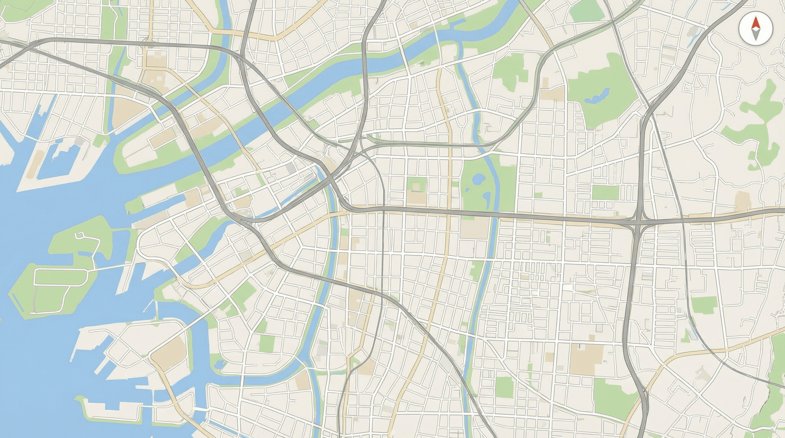大阪エリアの地図